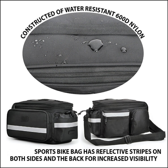 Cycling bicycle outdoor back seat pack - Image 2
