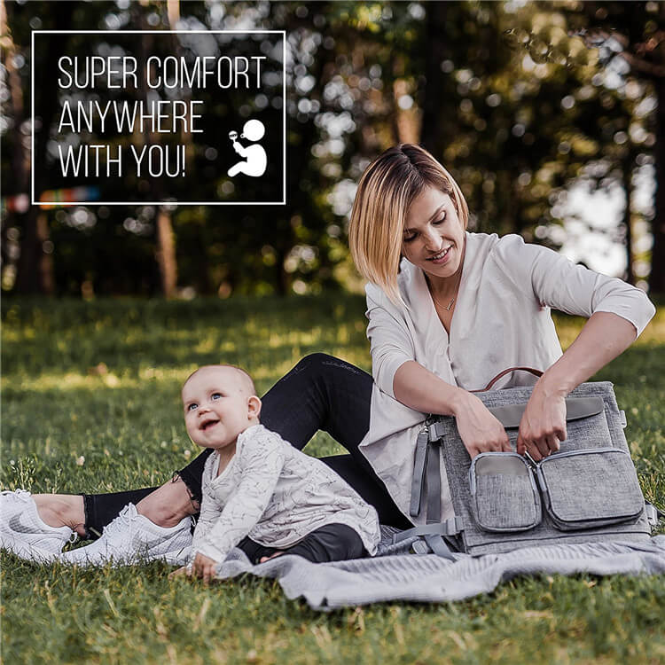 Foldable 3 in 1 Diaper Bag - Image 7