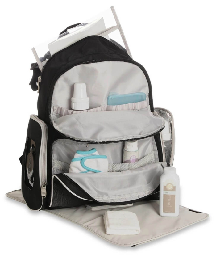 Grey Nappy Baby Bag