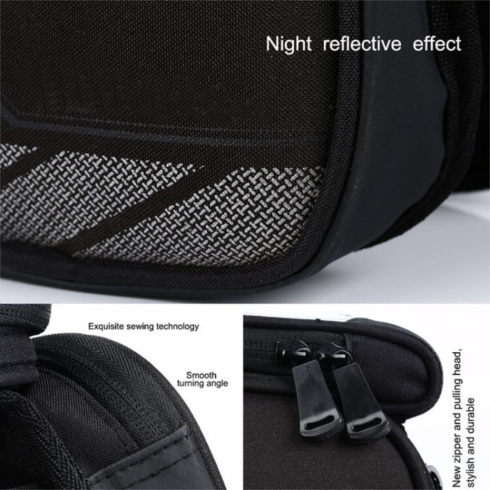 Durable 3 In 1 Black Phone Bicycle Bags - Image 5