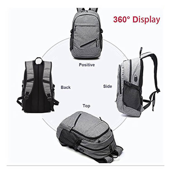SW-BAP004 Basketball Laptop Backpack - Image 4