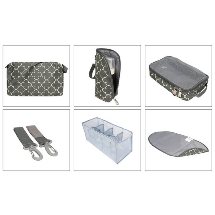 Wholesale Grey Diaper Baby Bag - Image 5
