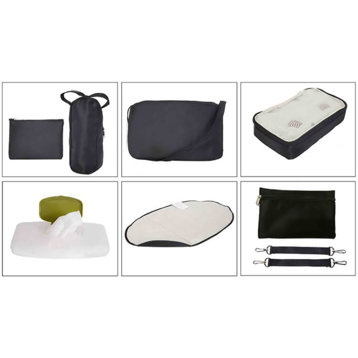 9 Piece Diaper Bag Set - Image 7