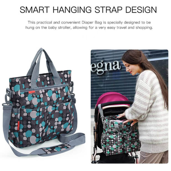 Functional Baby Stroller Diaper Bag - Image 6
