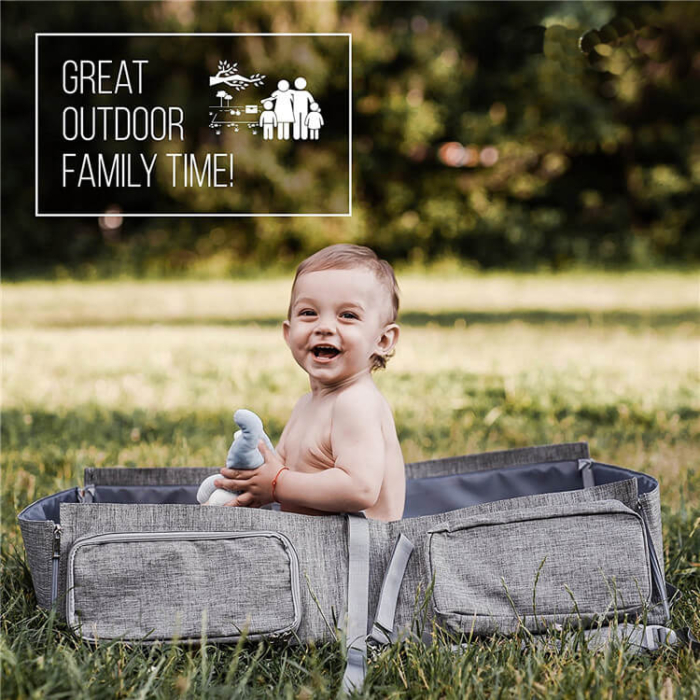 Foldable 3 in 1 Diaper Bag - Image 3