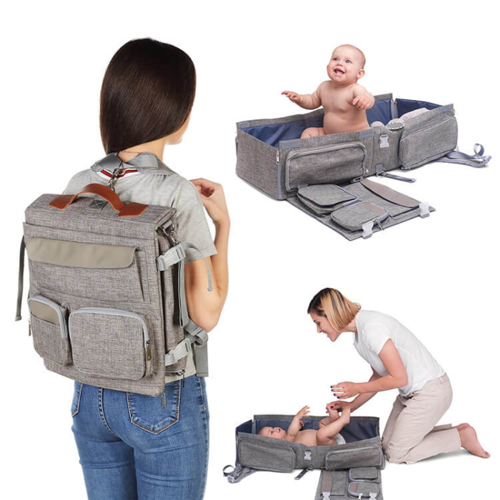 Foldable 3 in 1 Diaper Bag