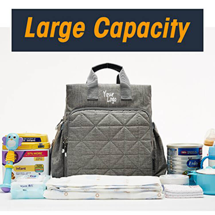 Diaper Bag Set With Baby Changing Pa