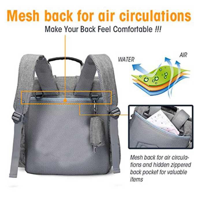 Diaper Bag Set With Baby Changing Pa - Image 3