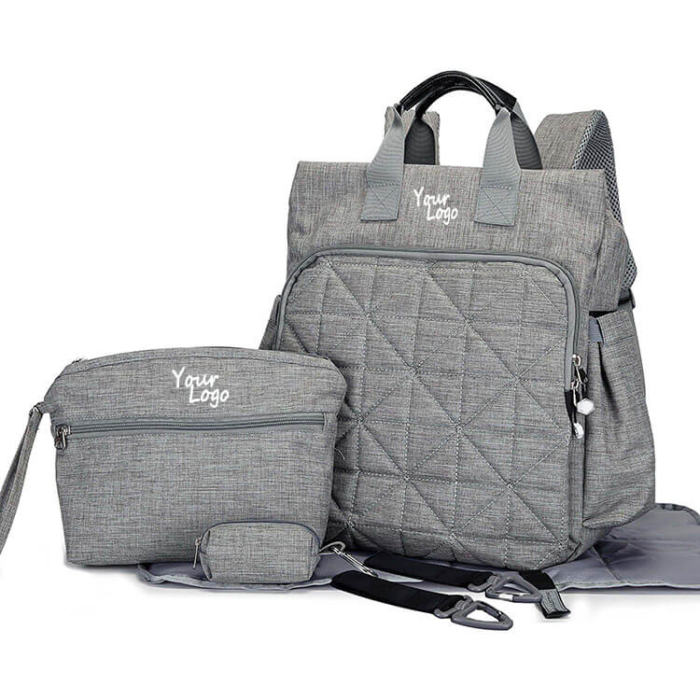 Diaper Bag Set With Baby Changing Pa - Image 5