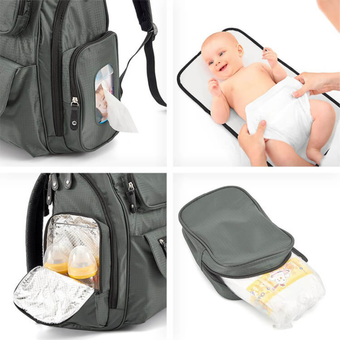 Diaper Backpack With Changing Pad - Image 6