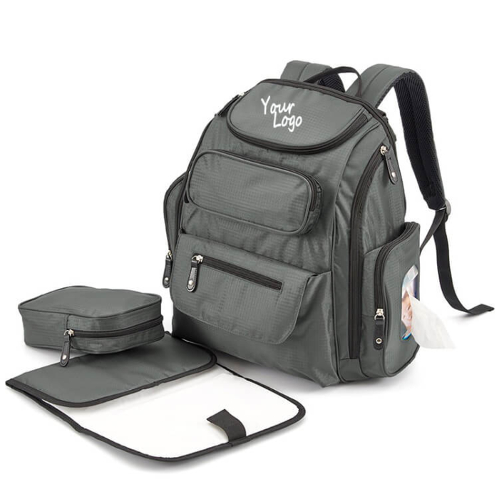 Diaper Backpack With Changing Pad