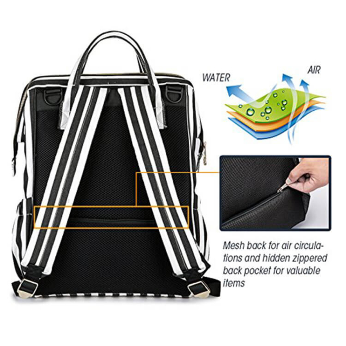 Stripes Diaper Bag For Moms - Image 4