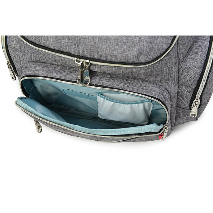 Grey Nappy Baby Bag - Image 7