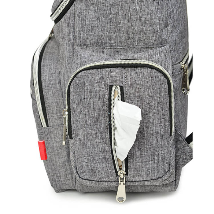 Grey Nappy Baby Bag - Image 3