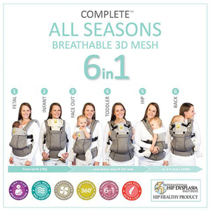 6-in-1 Functional Baby Carrier