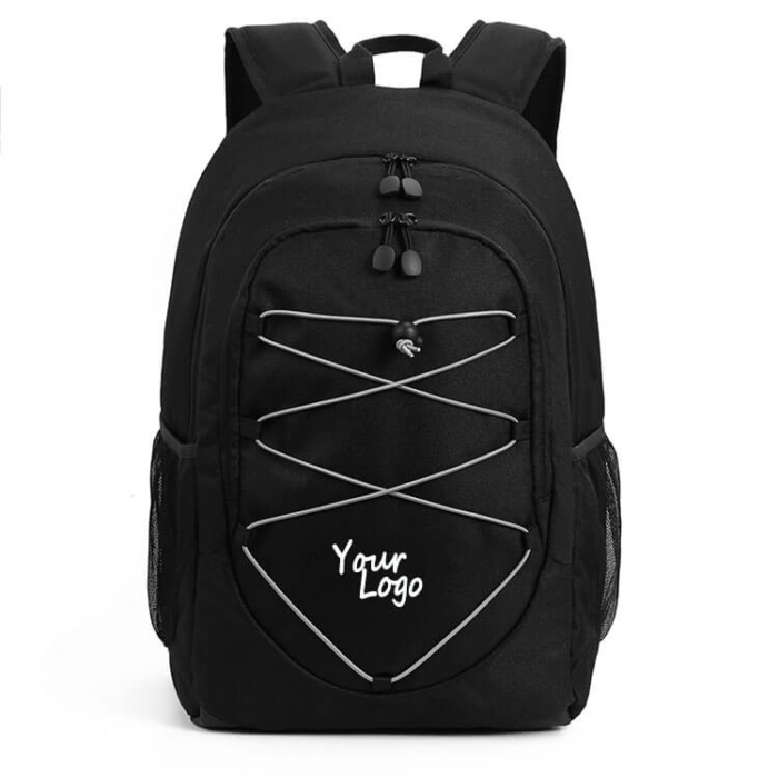 Black Backpack Cooler Bag With Custom Logo - Image 3