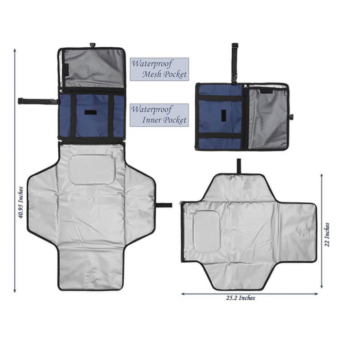 Portable Changing Pad Foldable Baby Diaper Changing Mat - Image 4