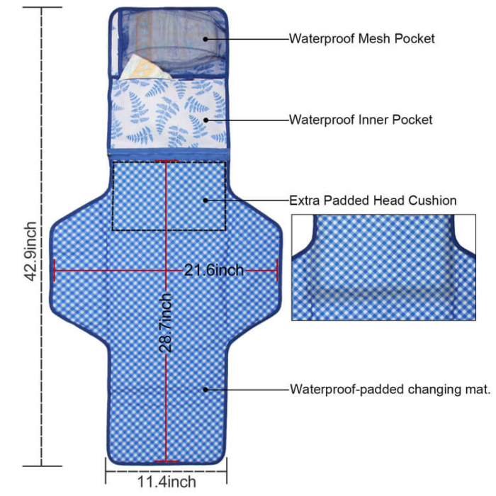 Waterproof Foldable Baby Changing Station - Image 4