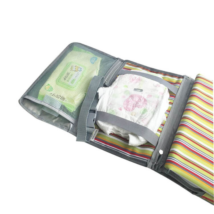 Striped Diaper Bag - Image 4