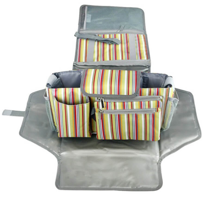 Striped Diaper Bag - Image 3