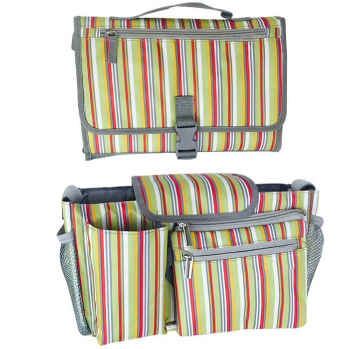 Striped Diaper Bag - Image 6