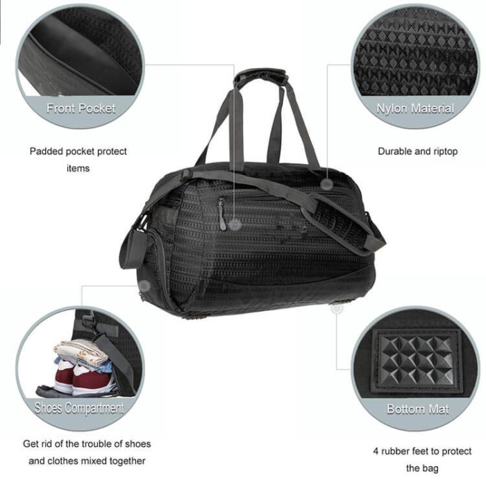 Waterproof Nylon Outdoor Weekend Bag - Image 4