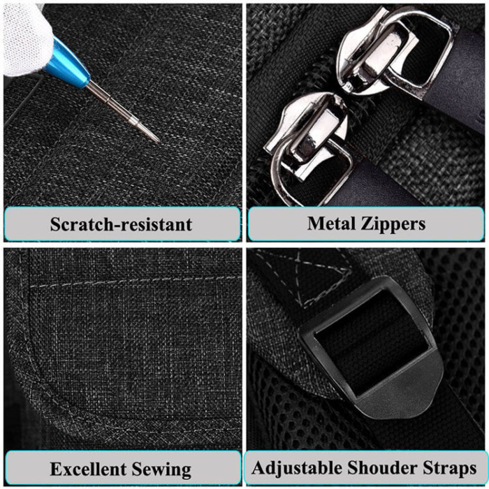 Black multifuntional Laptop Backpacks - Image 2