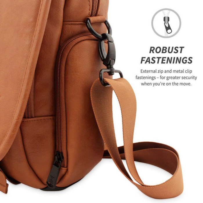 Brown Leather Shoulder Bag - Image 2