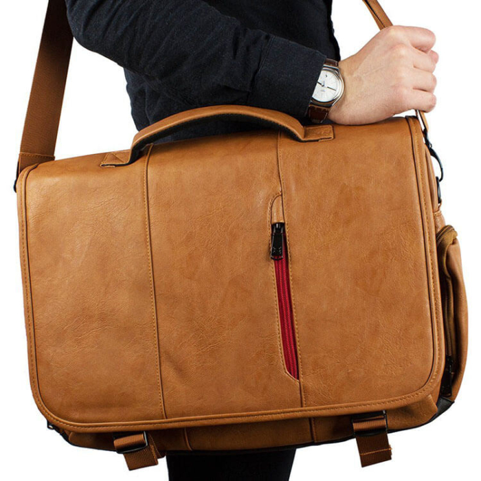 Brown Leather Shoulder Bag