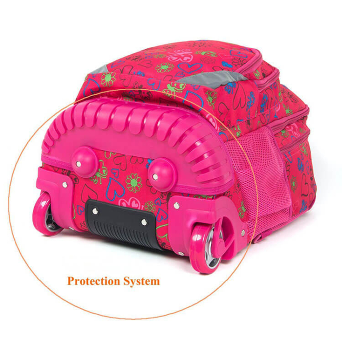 Girls School Trolley Backpack - Image 6