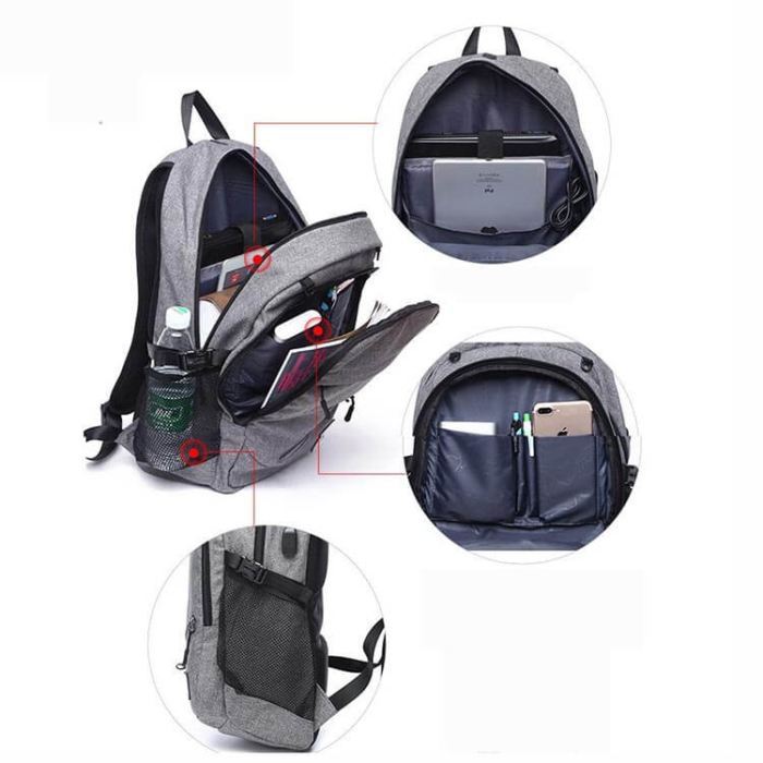 Excellent laptop backpack with basketball function - Image 3